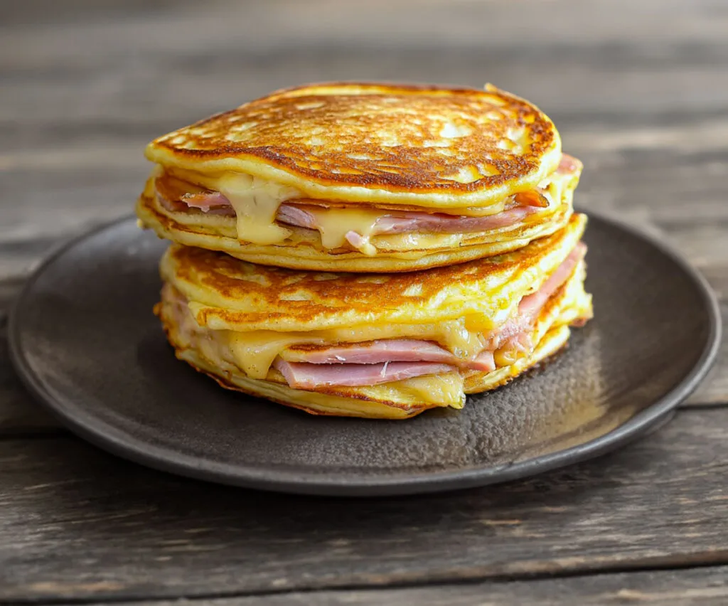 Pancakes Salés Jambon-Fromage