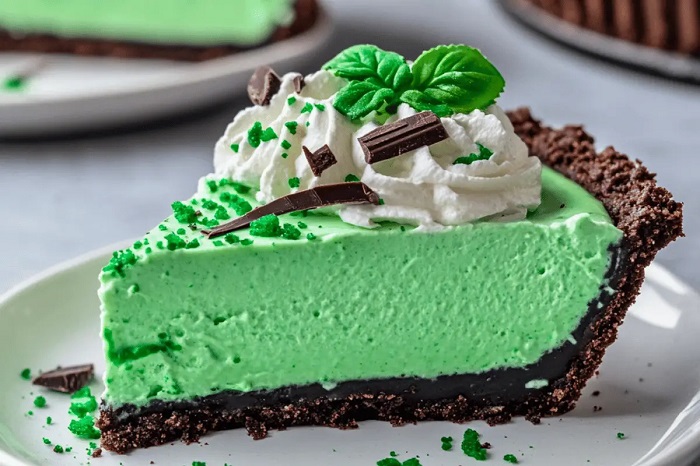 Shamrock Crème Pie
