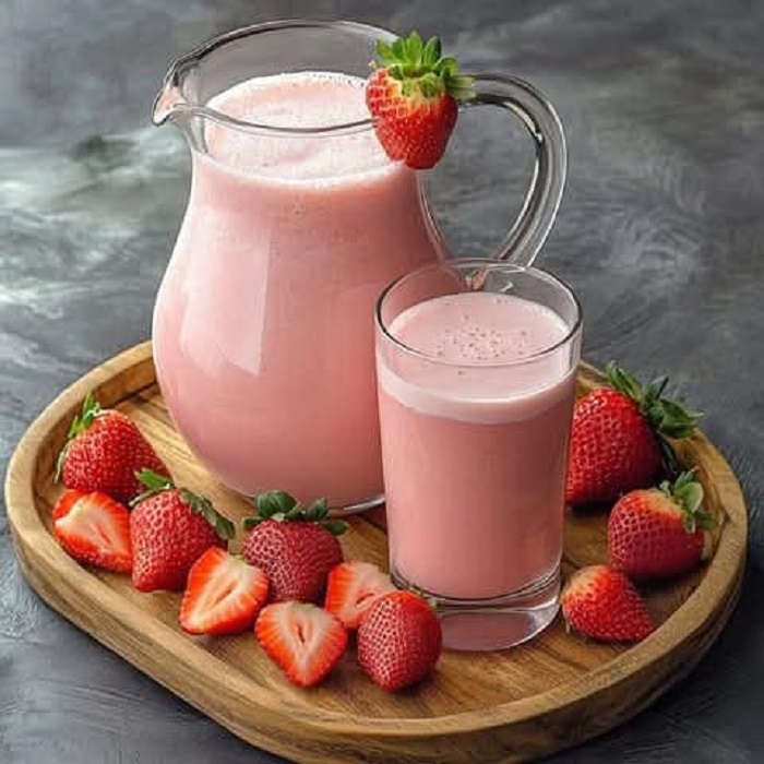 Smoothie Crémeux à la Fraise Fraîche