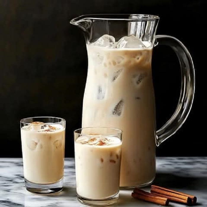 Délicieux lait glacé à la cannelle