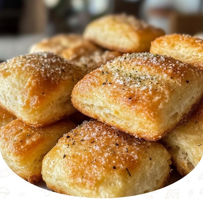 Biscuits croquants au parmesan et origan