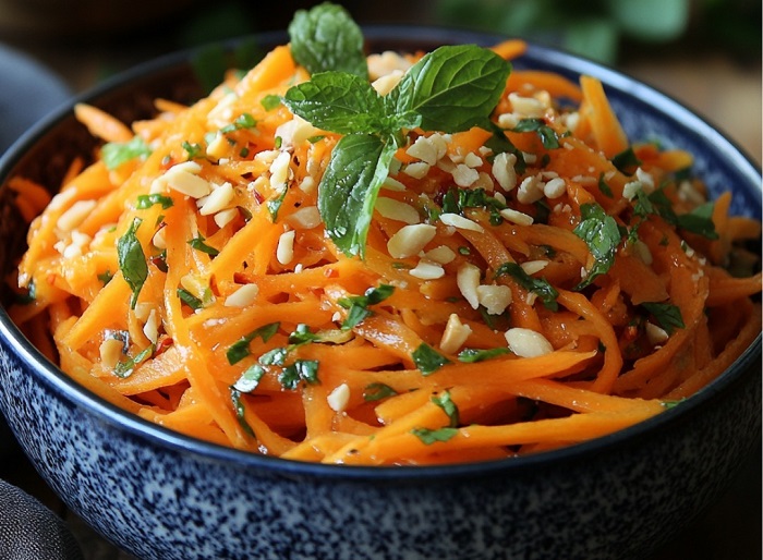 Salade de Carottes Râpées à la Vietnamienne