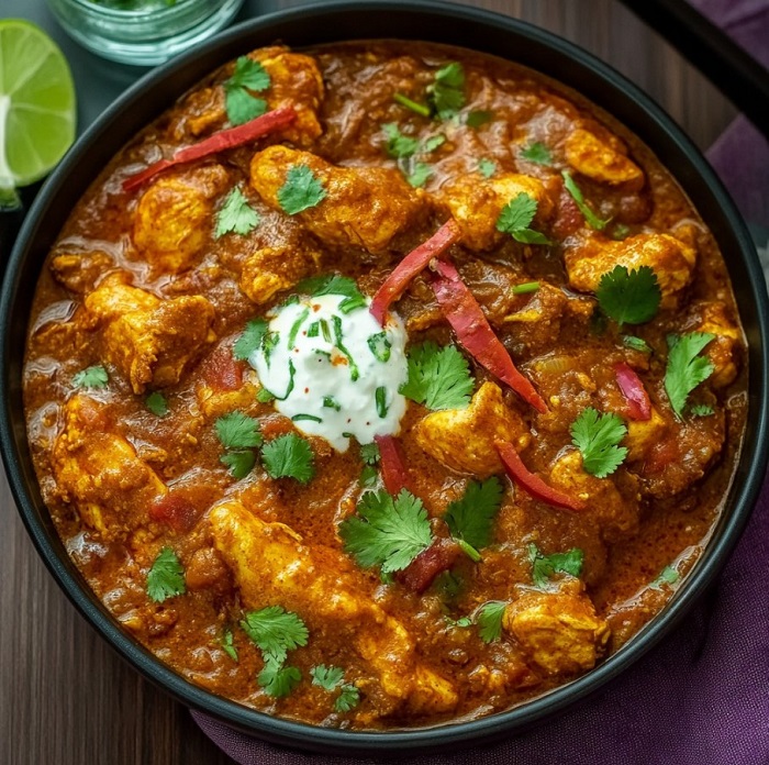Karahi de Poulet Facile - Curry Pakistanais