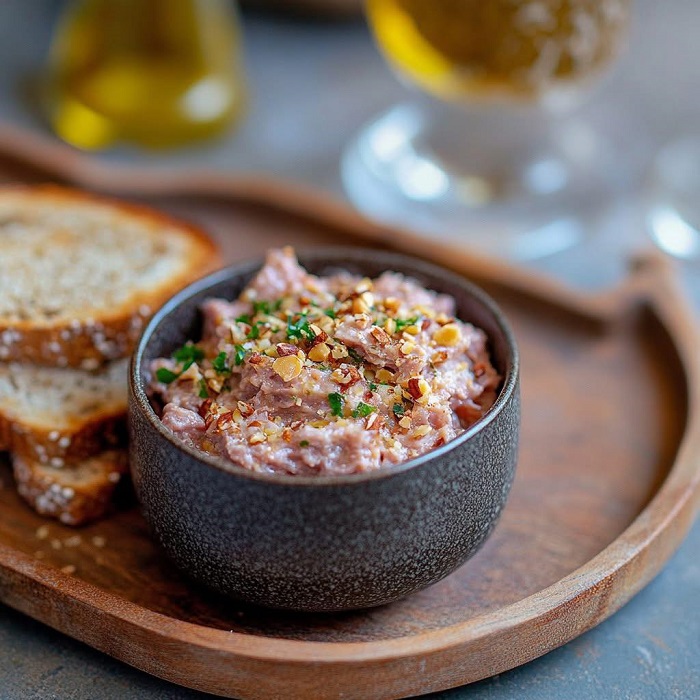 Tartinade de canard aux noisettes croquantes