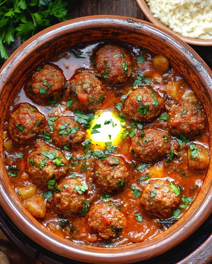 Boulettes de Viande Marocaines (Tajine de Kefta)