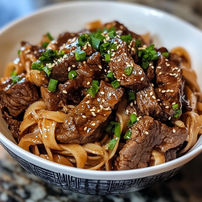 Nouilles au Bœuf Hoisin