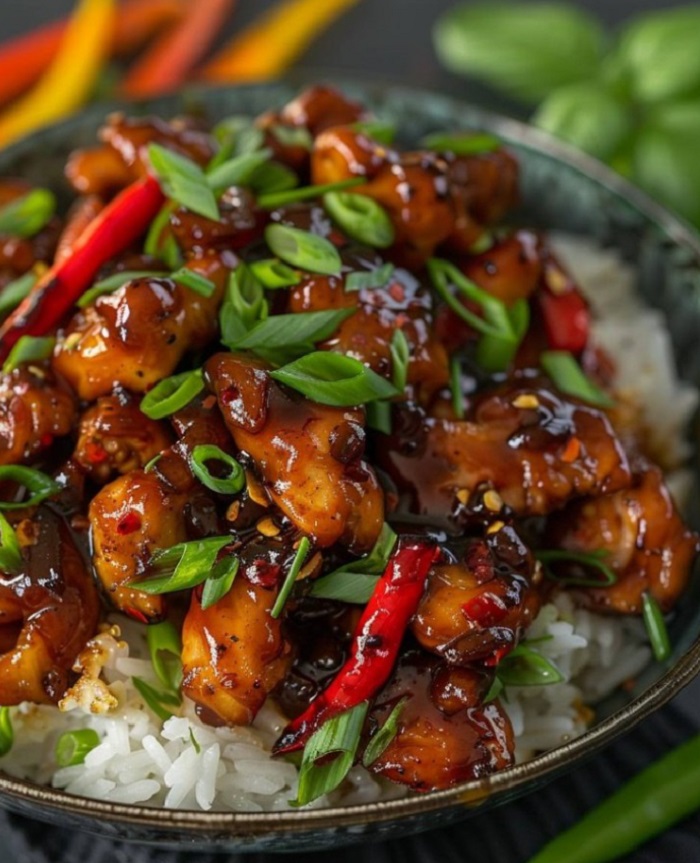 Poulet Thaï Épicé et Caramélisé