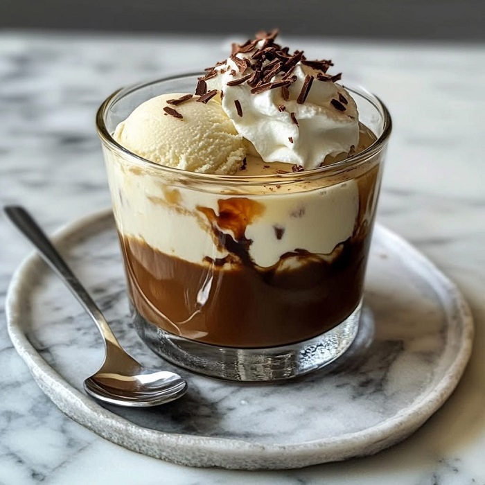 Café glacé à la vanille onctueuse