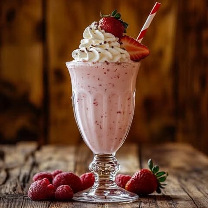 Milkshake Fraise et Framboise