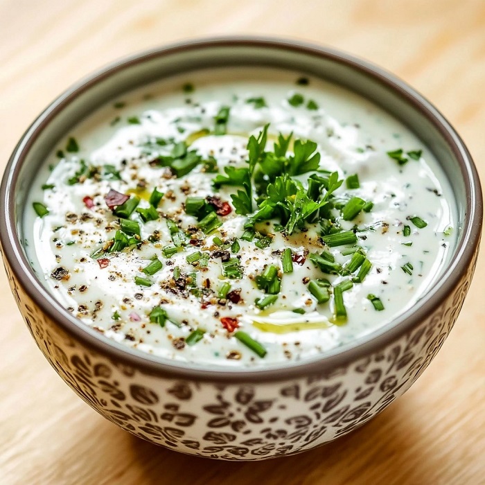 Vinaigrette yaourt & herbes fraîches
