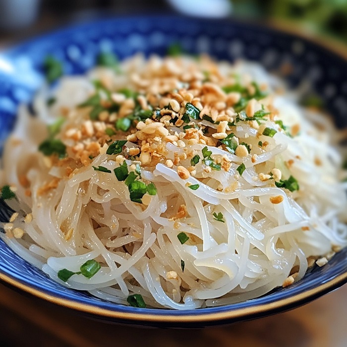 Nouilles de riz plates à la vietnamienne