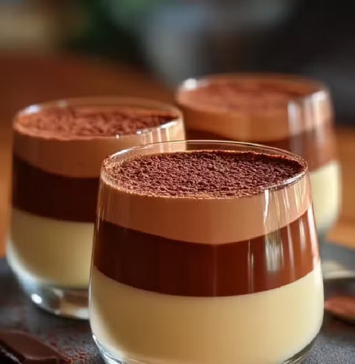 Panna Cotta au Chocolat Italien