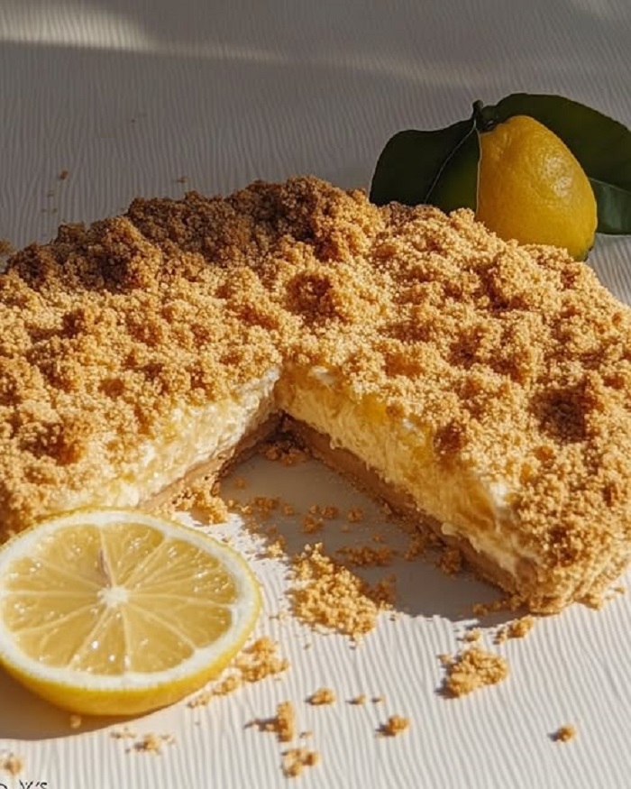 Tarte Citron Crumble Coco