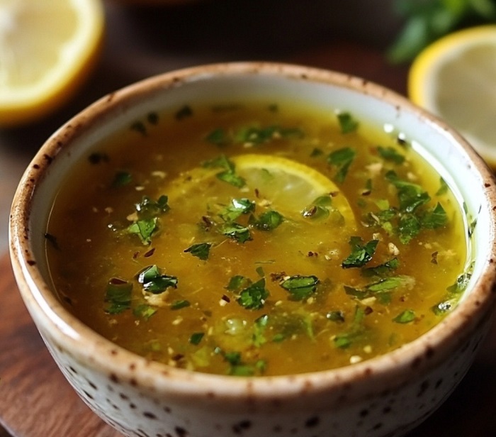 Vinaigrette citron vert, coriandre et huile d'olive extra vierge