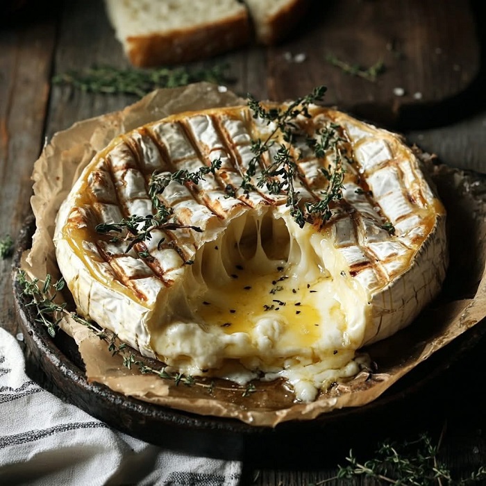 Camembert rôti au four fondant et parfumé