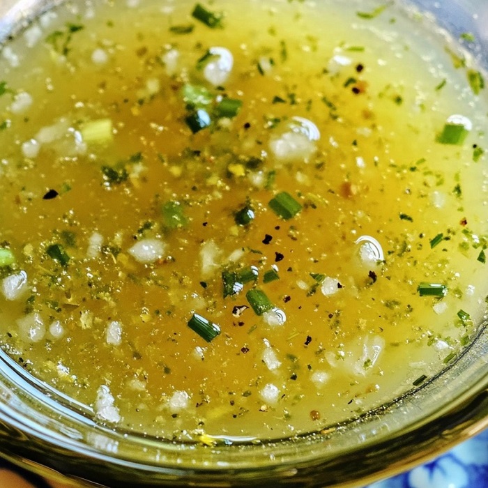 Vinaigrette asiatique sésame-ciboule