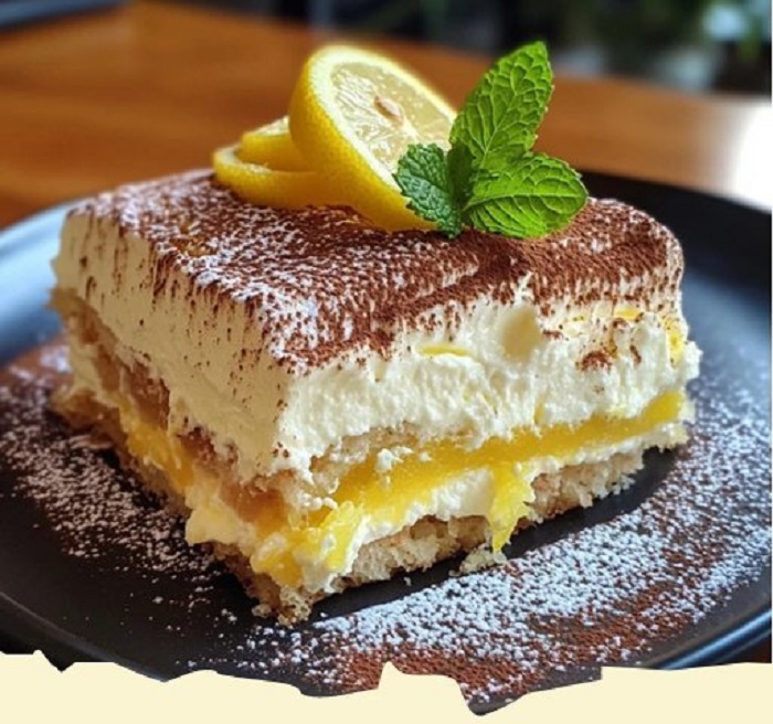 Tiramisu au Citron