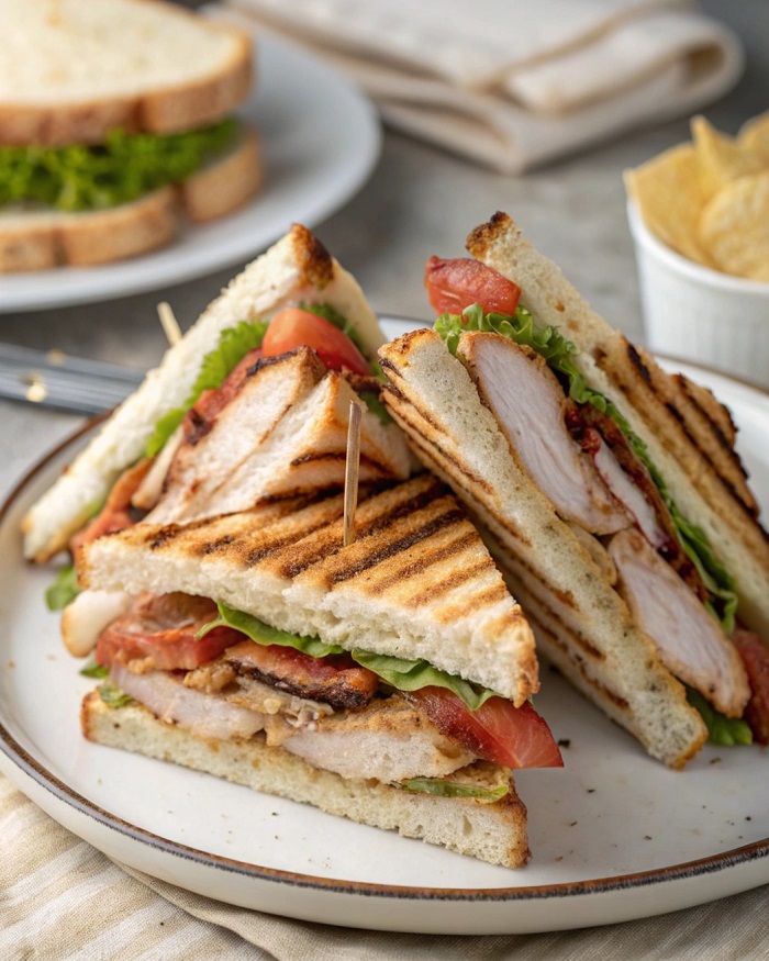 Club Sandwich Classique au Poulet & Bacon de Dinde