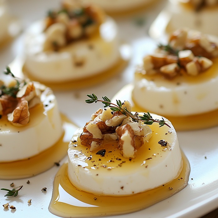 Bouchées de chèvre miel & noix