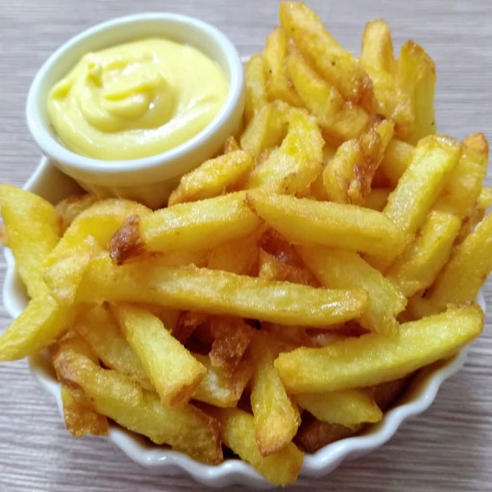 Frites belges double cuisson & mayonnaise