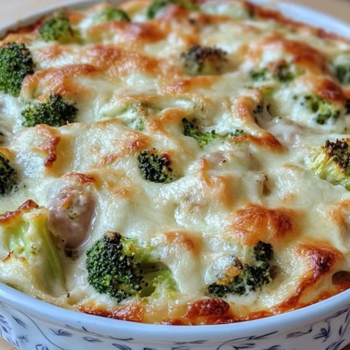 Gratin de brocoli ultra-gourmand aux trois fromages