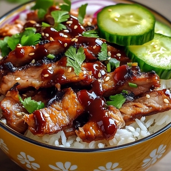 Bowl Porc Teriyaki & Concombre