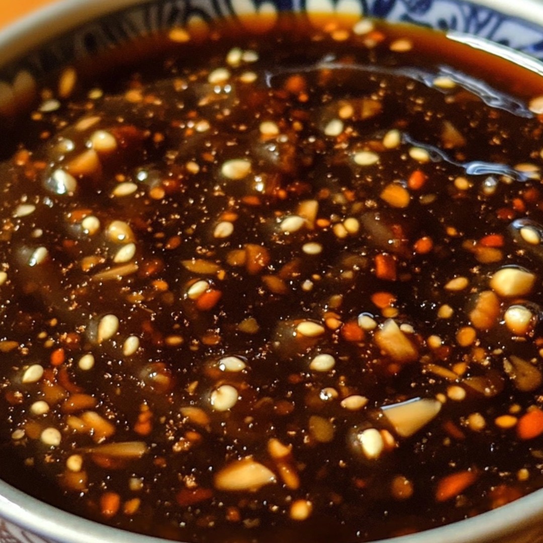Sauce Teriyaki Épicée aux Graines de Sésame
