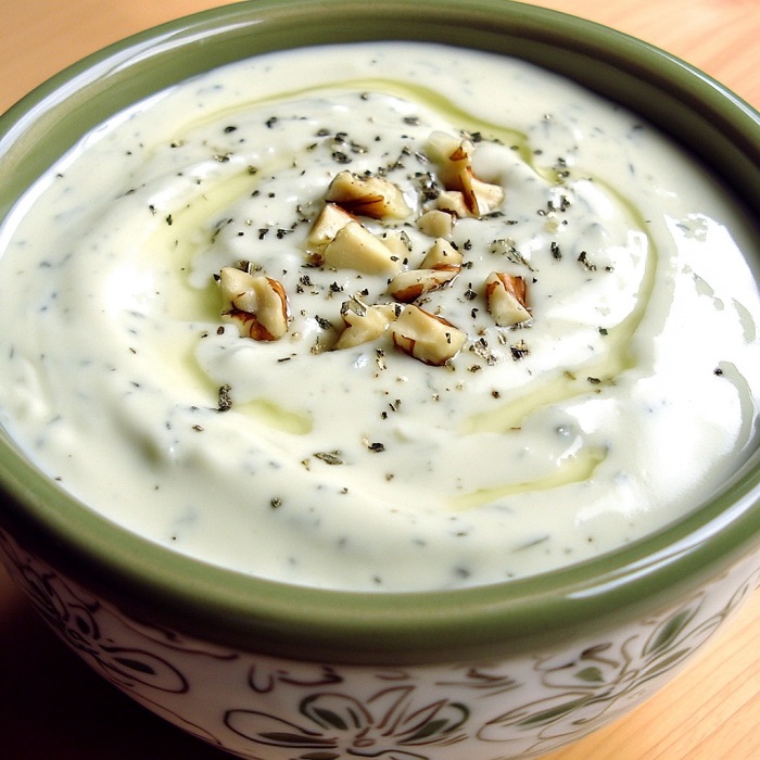 Sauce aux noix & fines herbes