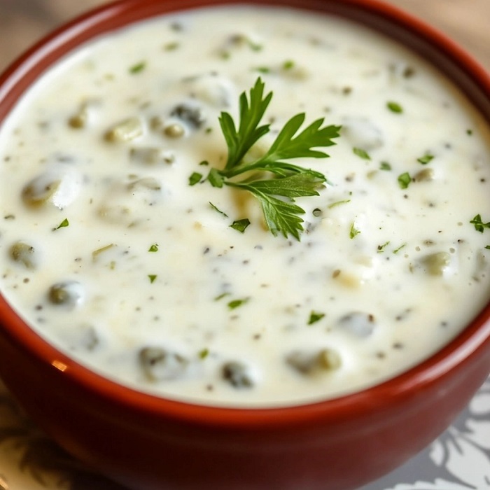 Sauce crémeuse aux câpres
