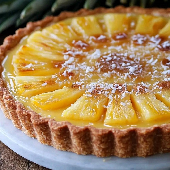 Tarte à l’Ananas et à la Noix de Coco