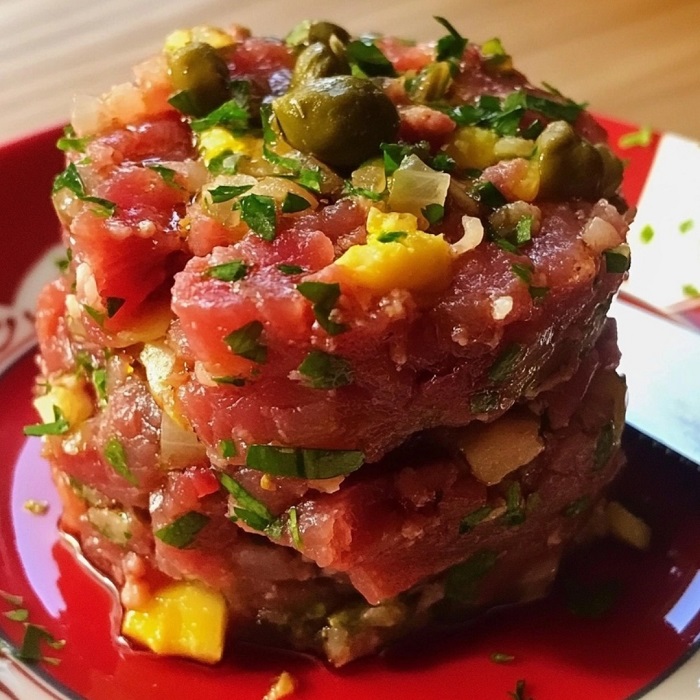Tartare de bœuf classique