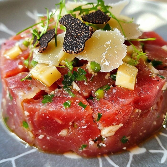 Tartare de bœuf à la truffe