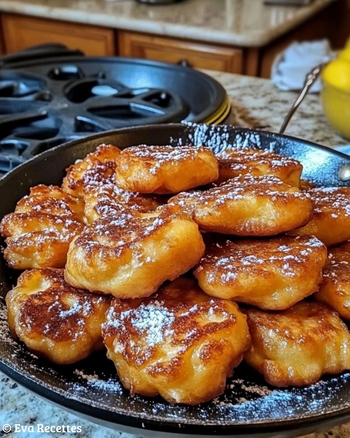 Beignets aux Pommes à la Poêle de Grand-Mère