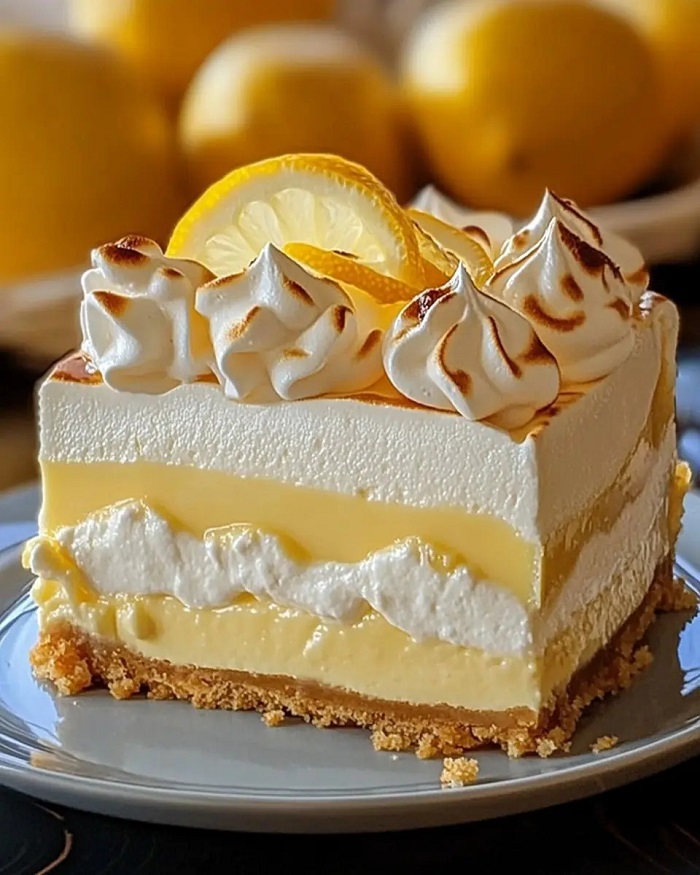 Cheesecake citron meringué