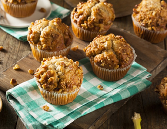 Muffins au roquefort et aux noix