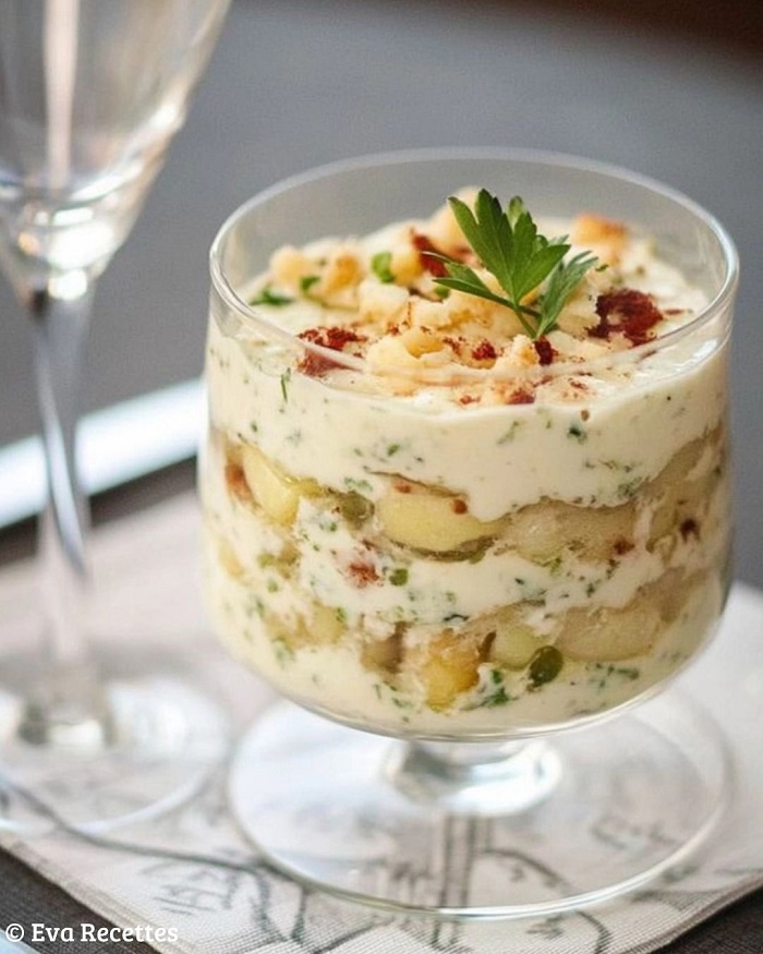 Tiramisu de Crabe aux Pommes