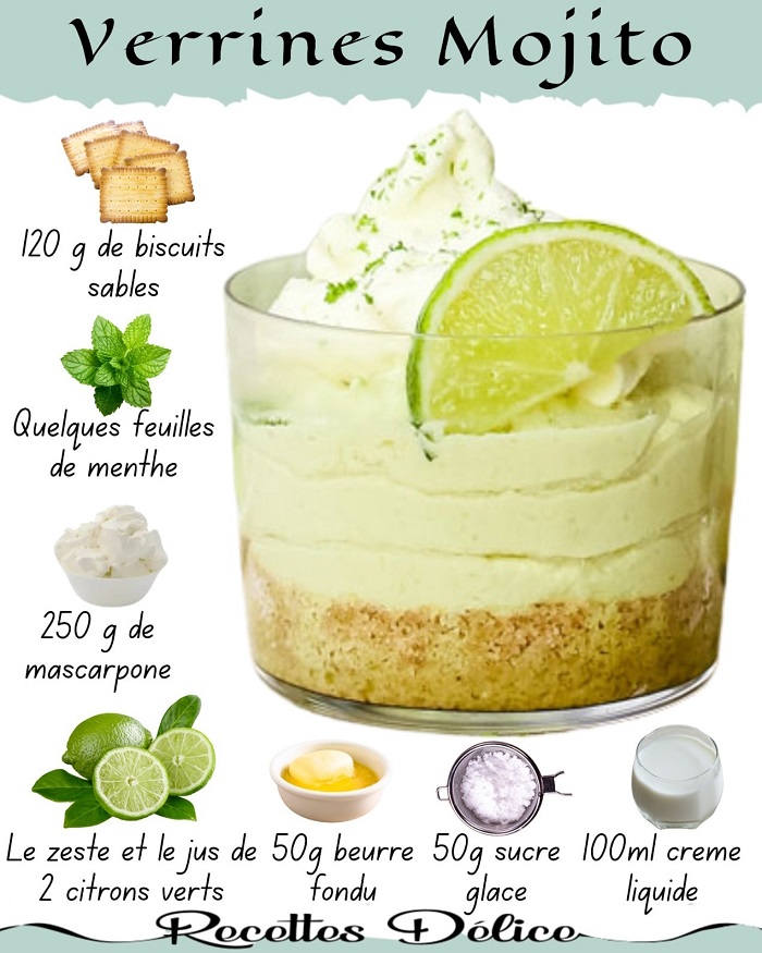 Verrines Mojito