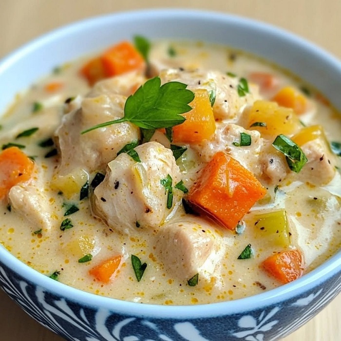 Waterzooï de poulet crémeux