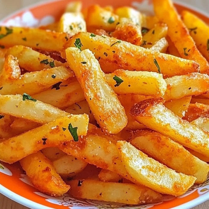 Frites belges croustillantes maison