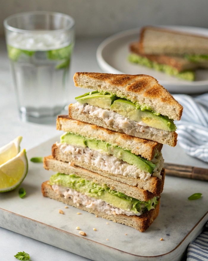 Club Sandwich Thon, Avocat & Yaourt