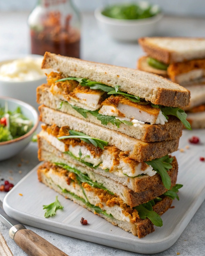 Club Sandwich Poulet Curry & Fromage Blanc