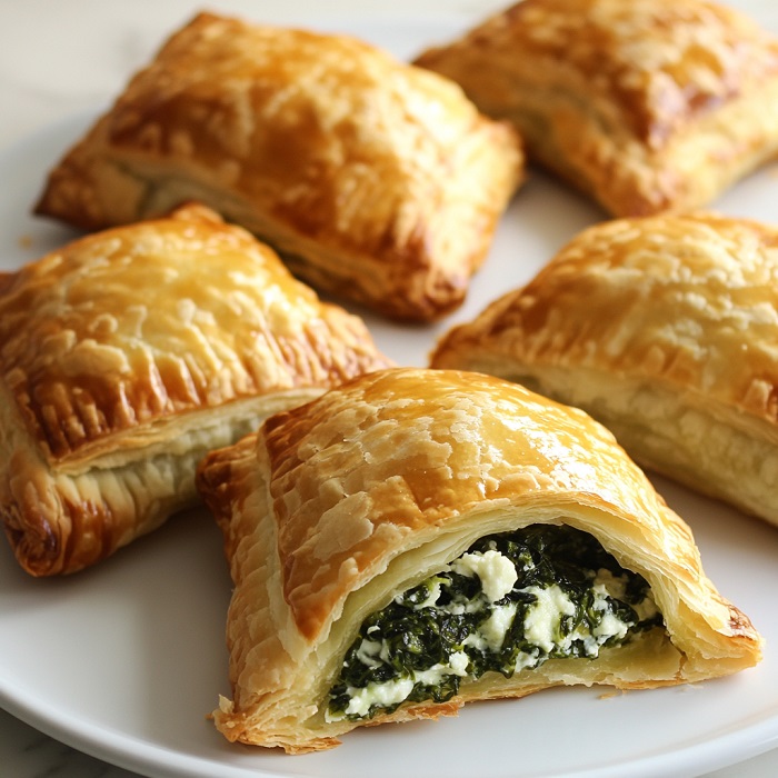 Feuilletés épinards – ricotta croustillants