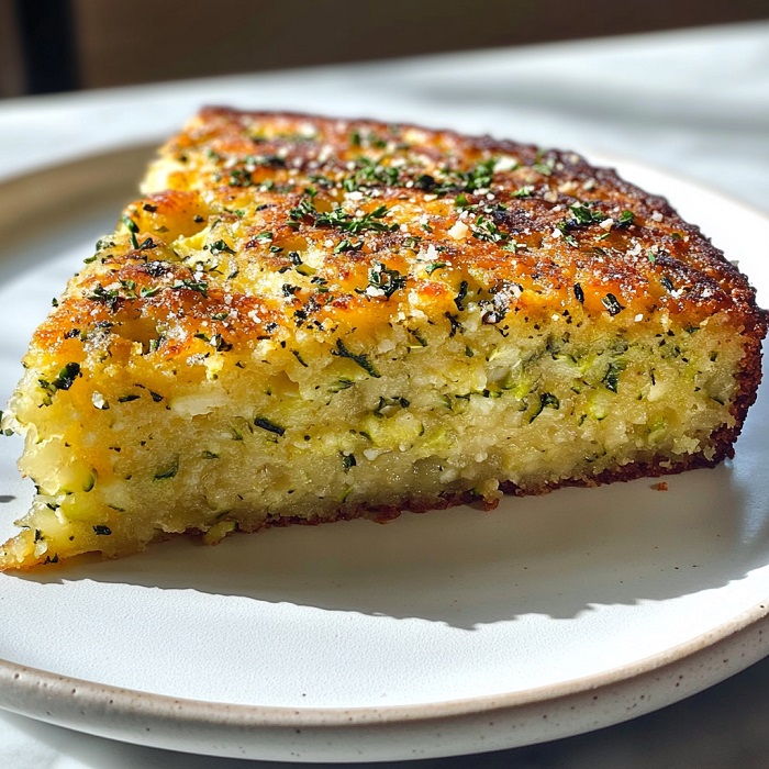 Gâteau moelleux courgettes & parmesan