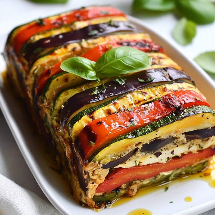 Terrine provençale aux légumes grillés
