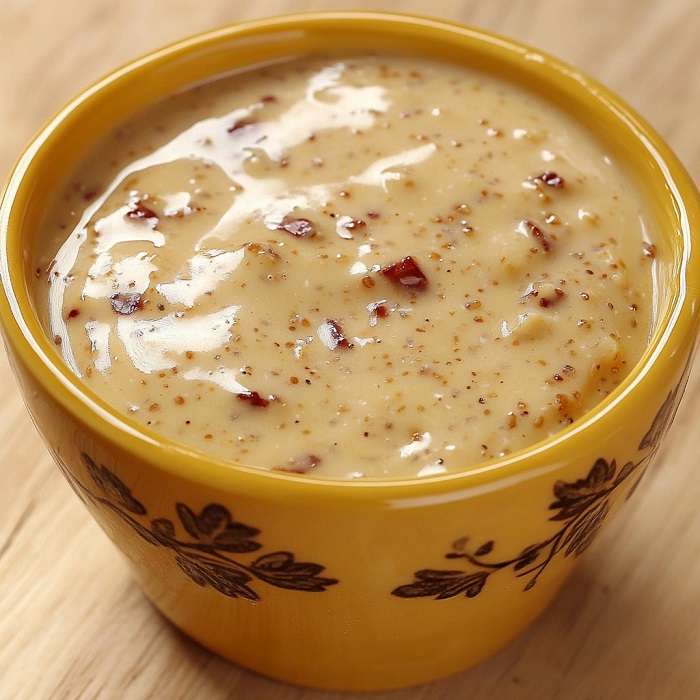 Sauce moutarde & bacon