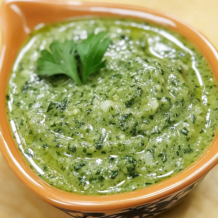 Sauce Chimichurri Verte