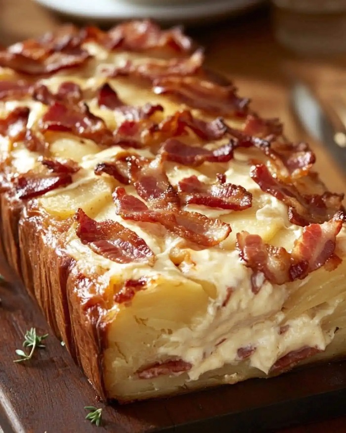 Cake Camembert Lardons