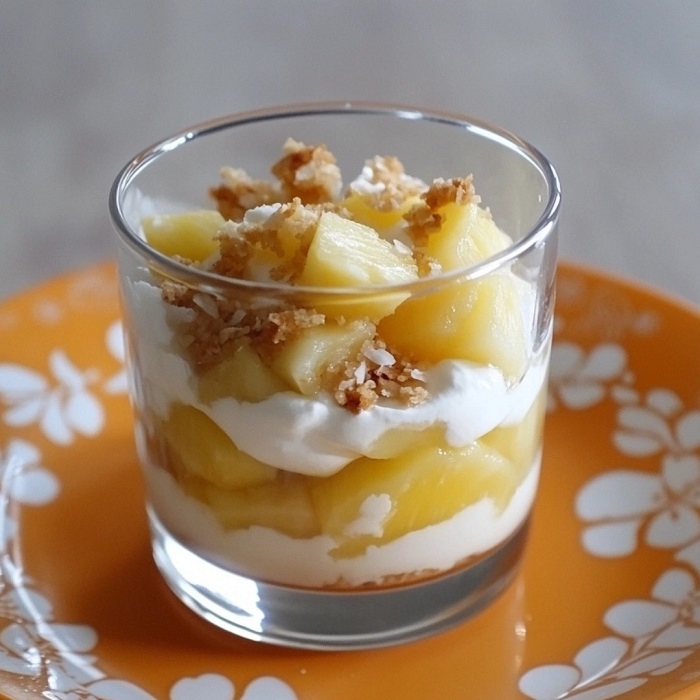 Verrine Ananas-Coco