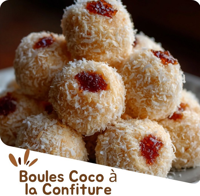 Boules Coco à la Confiture