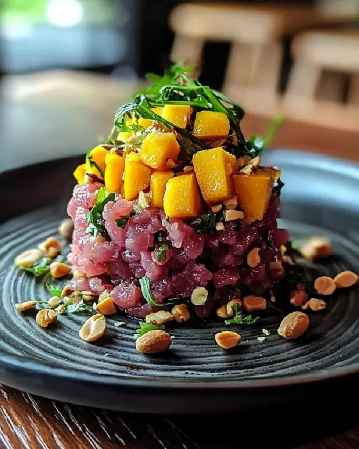 Tartare De Bœuf Façon Thaï